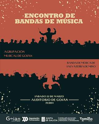 Fechas, información, programa, cartel, imágenes, mapa y ubicación de Encontro Xuvenil de Bandas de Música  en  Tomiño