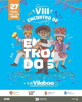 Fechas, información, programa, cartel, imágenes, mapa y ubicación de VIII Encuentro de Carnavales (2026) en Vilaboa