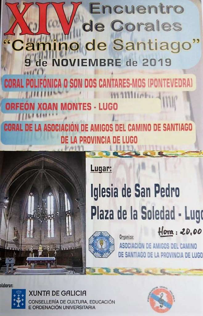 XIV Encuentro de Corales "Camino de Santiago" en Lugo