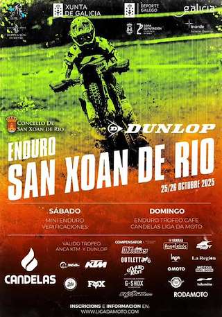 Fechas, información, programa, cartel, imágenes, mapa y ubicación de Enduro y Mini Enduro  en  San Xoán de Río