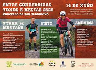Fechas, información, programa, cartel, imágenes, mapa y ubicación de Entre Corredoiras, Toxos e Xestas (2026)  en  San Sadurniño