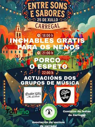 Fechas, información, programa, cartel, imágenes, mapa y ubicación de Entre Sons e Sabores de Carregal (2026)  en  Tomiño
