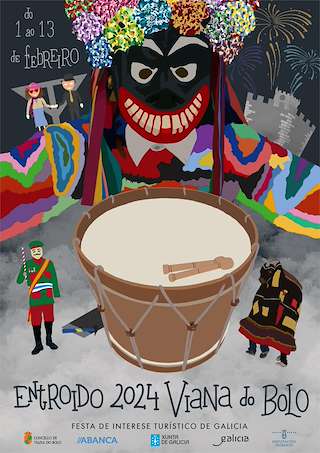 Carnaval - Fiesta de la Androlla en Viana do Bolo