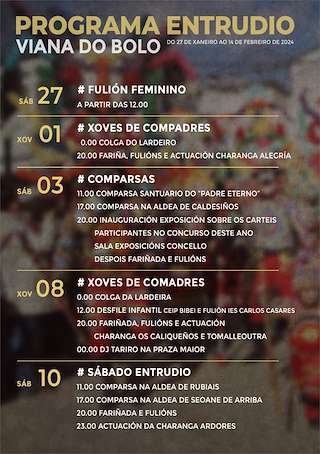 Carnaval - Fiesta de la Androlla en Viana do Bolo