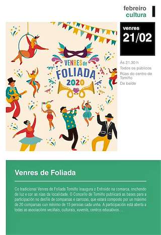 Entroido - Venres de Foliada en Tomiño