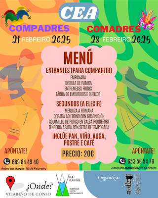 Carnaval - XXXVII Festa do Cabrito (2026) en Vilariño de Conso