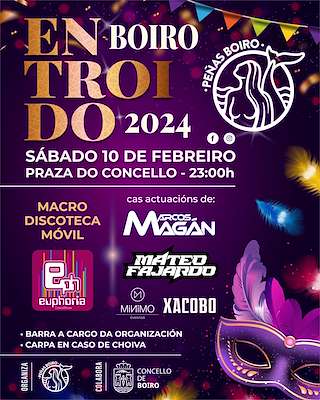 Entroido das Peñas en Boiro