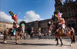 Entroido de Área Central en Santiago de Compostela