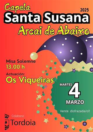 Carnaval de Arcai de Abaixo en Tordoia