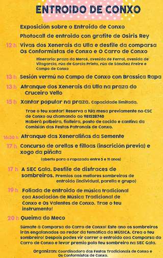 Carnaval de Conxo  en Santiago de Compostela