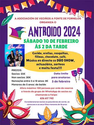 Carnaval de Fornelos en Zas