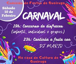 Baile de Carnaval de Queiruga en O Porto do Son
