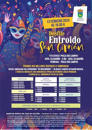 Entroido de San Ciprián en Cervo