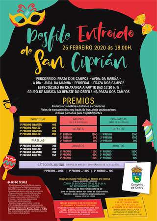 Entroido de San Ciprián en Cervo