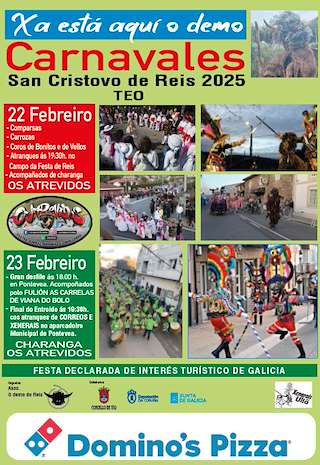 Carnaval de San Cristovo de Reis  en Teo