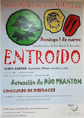 Carnaval de San Miguel de Sarandón en Vedra