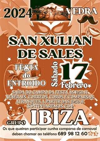 Entroido de San Xulián de Sales en Vedra