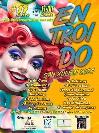 Entroido de San Xulián en Marín