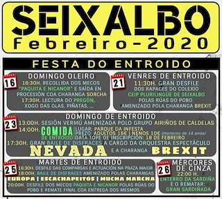 Entroido de Seixalbo en Ourense