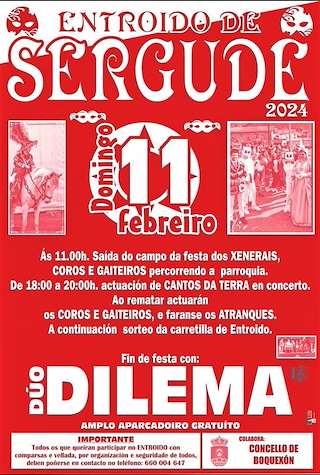 Carnaval de Sergude (2026) en Boqueixón