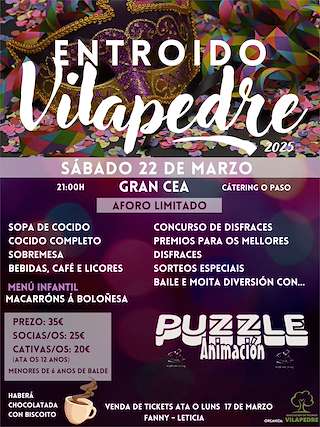 Carnaval de Vilapedre (2026) en Vilalba