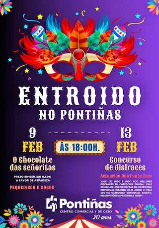 Carnaval del Centro Comercial Pontiñas en Lalín