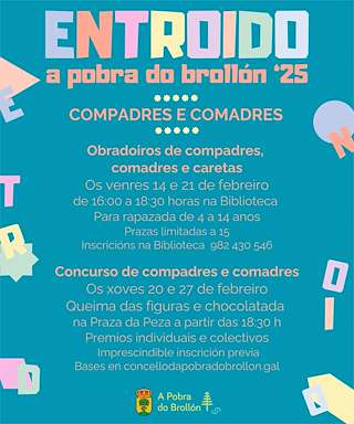 Fechas, información, programa, cartel, imágenes, mapa y ubicación de Entroido  en  A Pobra do Brollón