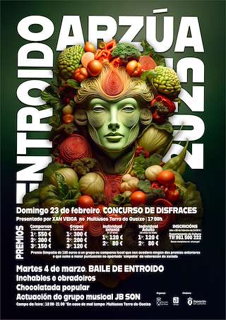 Fechas, información, programa, cartel, imágenes, mapa y ubicación de Entroido  en  Arzúa