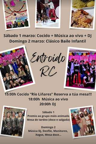 Fechas, información, programa, cartel, imágenes, mapa y ubicación de Entroido da RC A Estrada