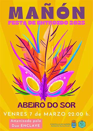 Fechas, información, programa, cartel, imágenes, mapa y ubicación de Entroido de Abeiro do Sor   en  Mañón