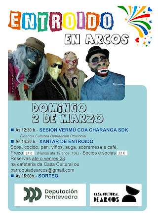 Fechas, información, programa, cartel, imágenes, mapa y ubicación de Entroido de Arcos  en  Ponteareas