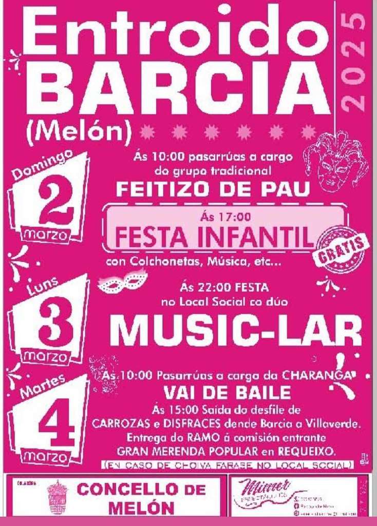 Entroido de Barcia en Melón