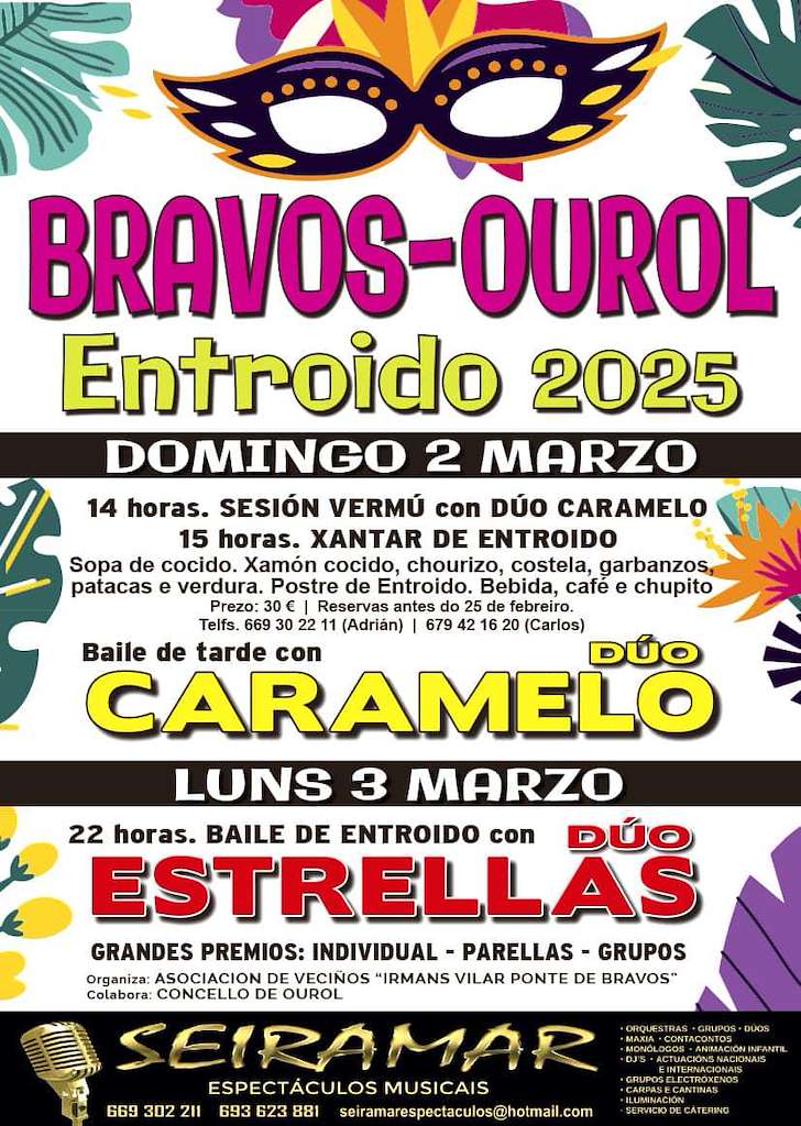 Entroido de Bravos (2024) en Ourol