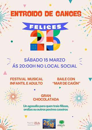 Fechas, información, programa, cartel, imágenes, mapa y ubicación de Entroido de Cances   en  Carballo