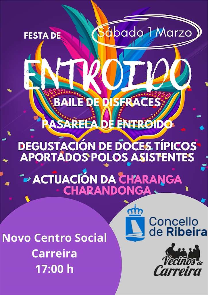 Entroido de Carreira en Ribeira