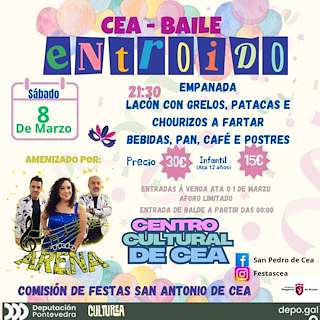 Fechas, información, programa, cartel, imágenes, mapa y ubicación de Entroido de Cea  en  Vilagarcía de Arousa