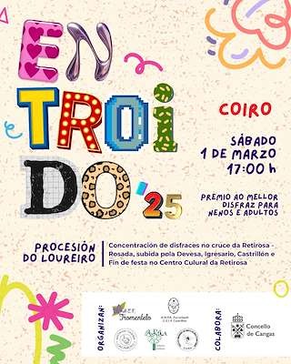 Fechas, información, programa, cartel, imágenes, mapa y ubicación de Entroido de Coiro  en  Cangas