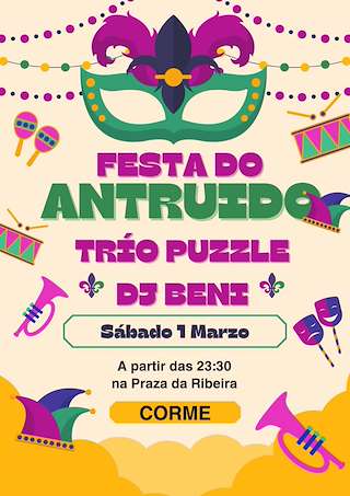 Fechas, información, programa, cartel, imágenes, mapa y ubicación de Entroido de Corme  en  Ponteceso