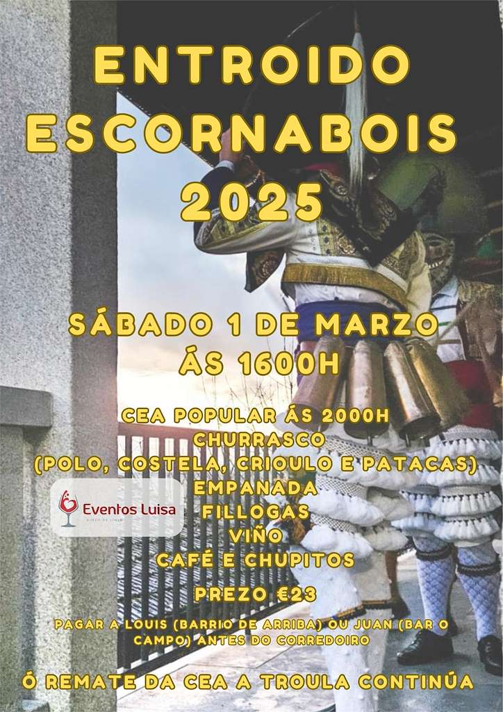 Entroido de Escornabois en Trasmirás