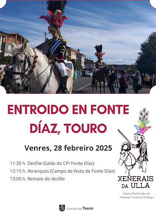 Fechas, información, programa, cartel, imágenes, mapa y ubicación de Entroido de Fonte Díaz  en  Touro