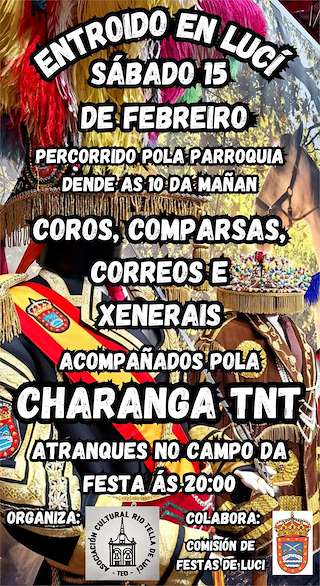 Fechas, información, programa, cartel, imágenes, mapa y ubicación de Entroido de Lucí   en  Teo