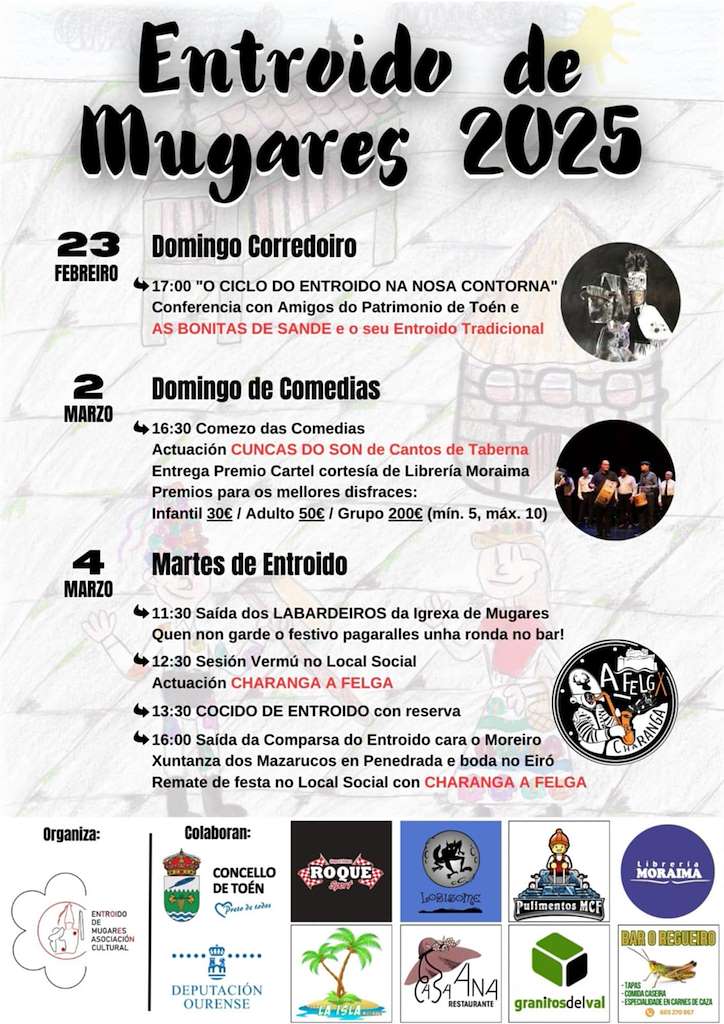 Entroido de Mugares en Toén