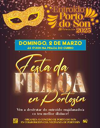 Fechas, información, programa, cartel, imágenes, mapa y ubicación de Entroido de Portosín
