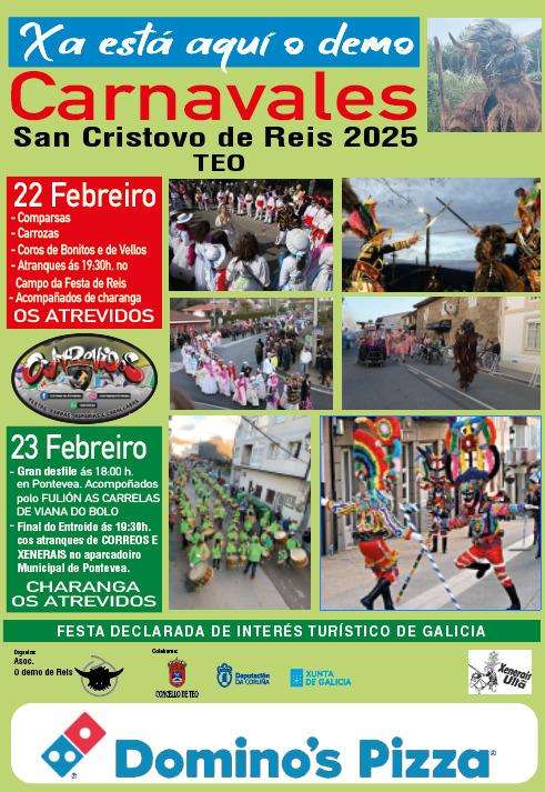 Entroido de San Cristovo de Reis  en Teo