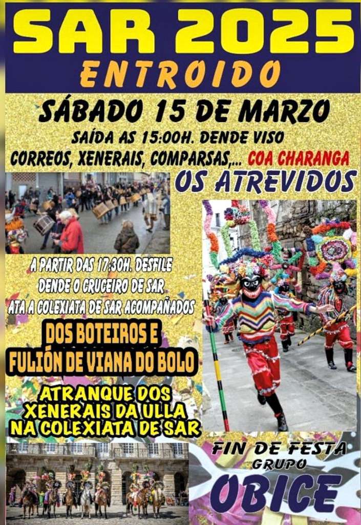Entroido de Sar en Santiago de Compostela