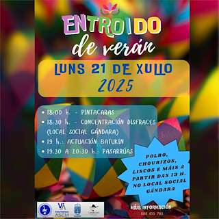 Fechas, información, programa, cartel, imágenes, mapa y ubicación de Entroido de Verán   en  Narón
