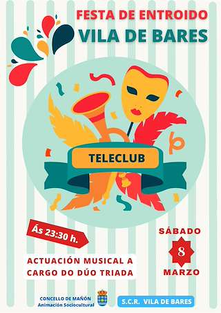 Fechas, información, programa, cartel, imágenes, mapa y ubicación de Entroido de Vila de Bares  en  Mañón