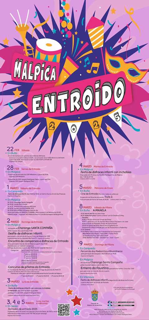 Entroido de Vilanova de Santiso en Malpica de Bergantiños