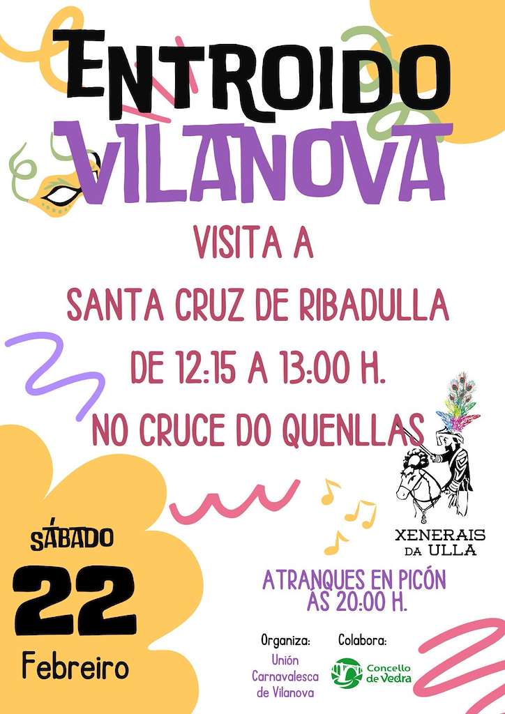 Entroido de Vilanova en Vedra