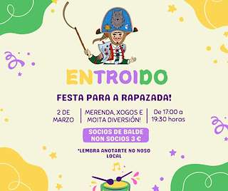 Fechas, información, programa, cartel, imágenes, mapa y ubicación de Entroido de Xaca   en  A Coruña